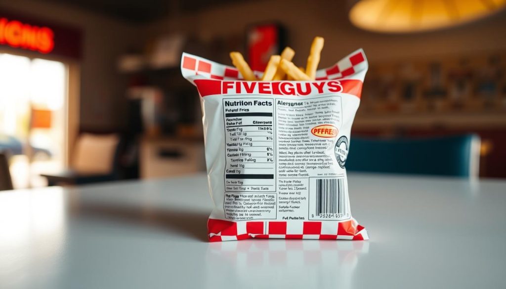 Five Guys French Fries Allergen Information