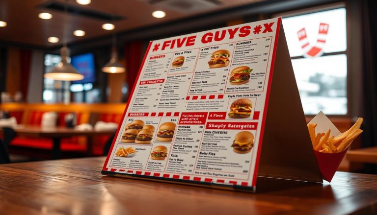 Five Guys Menu